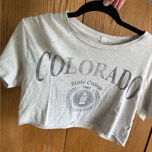 Garage Light Gray Casual Top